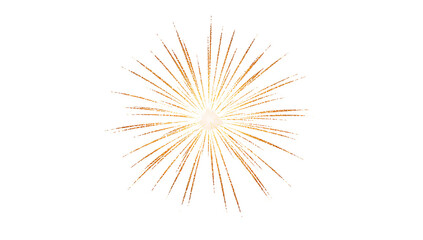 Golden fireworks explode against a black sky creating a celebratory scene of light and wonder