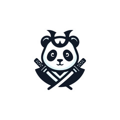 panda samurai logo
