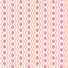 Playful pink waves forming rhythmic shapes