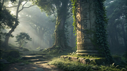 Ancient Stone Monuments in Nature
