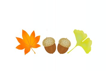秋のイラスト