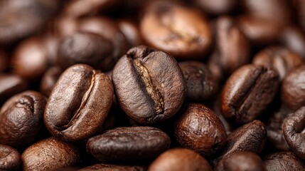 Close-up of coffee beans.