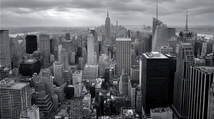Naklejka premium New York City, Manhattan.