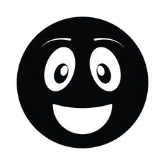 vector illustration of a smiley face