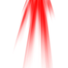 Red Light Rays on Transparent Backdrop, Spotlight Effect for Stage, Presentation, or Graphic Design, Illuminating Visual Element, Bright Beam.
