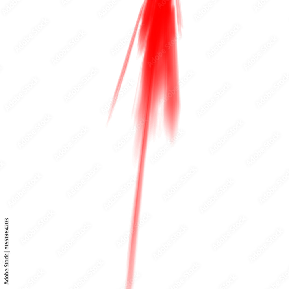 Poster scarlet streaks of light a dynamic cascade of vivid red rays on a transparent background creating a 