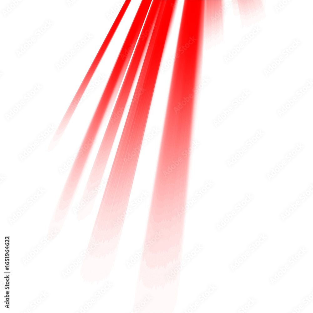 Poster vibrant red light streaks on transparent surface a captivating display of glowing lines for artistic