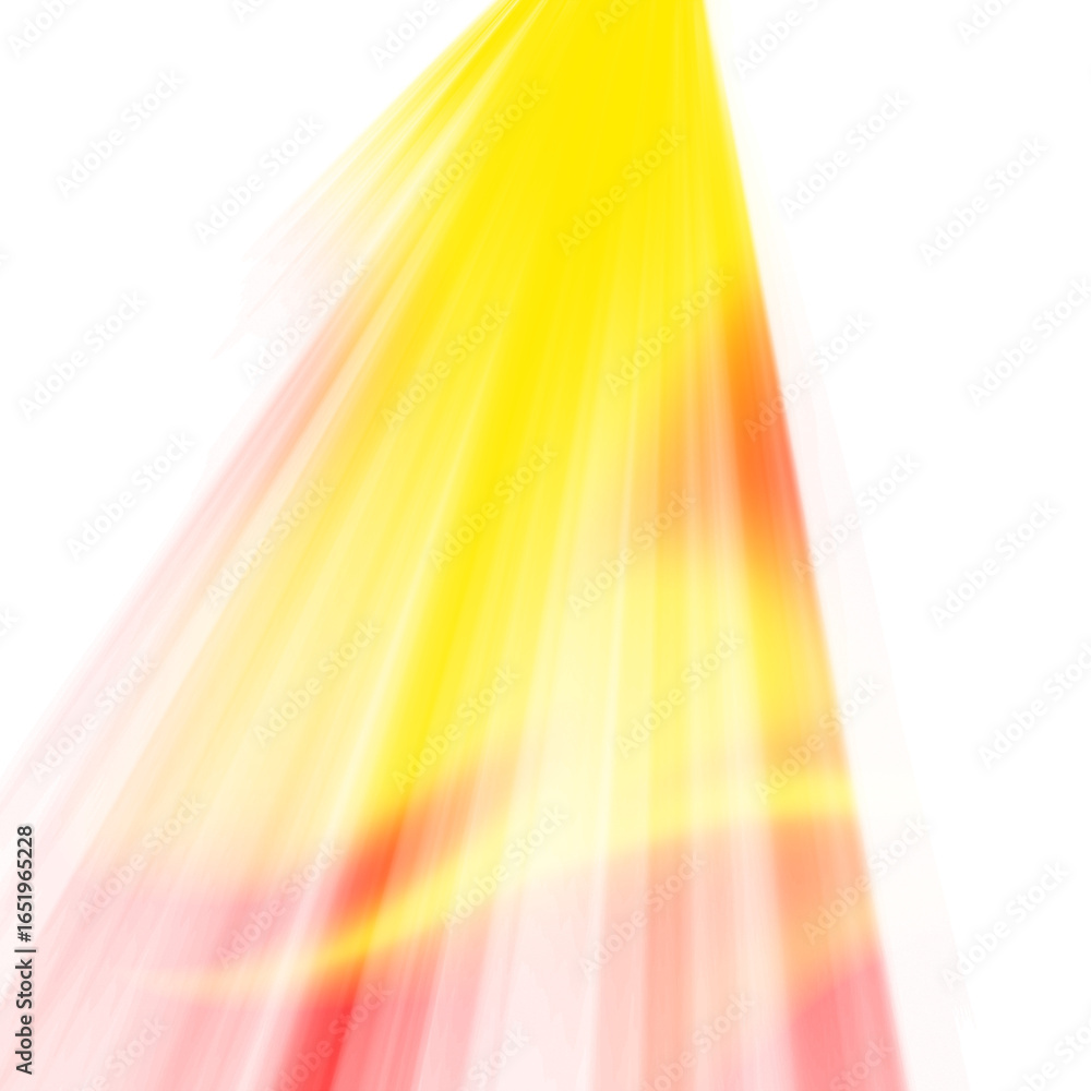 Poster golden light rays on transparent surface a captivating visual effect with glowing beams for artistic