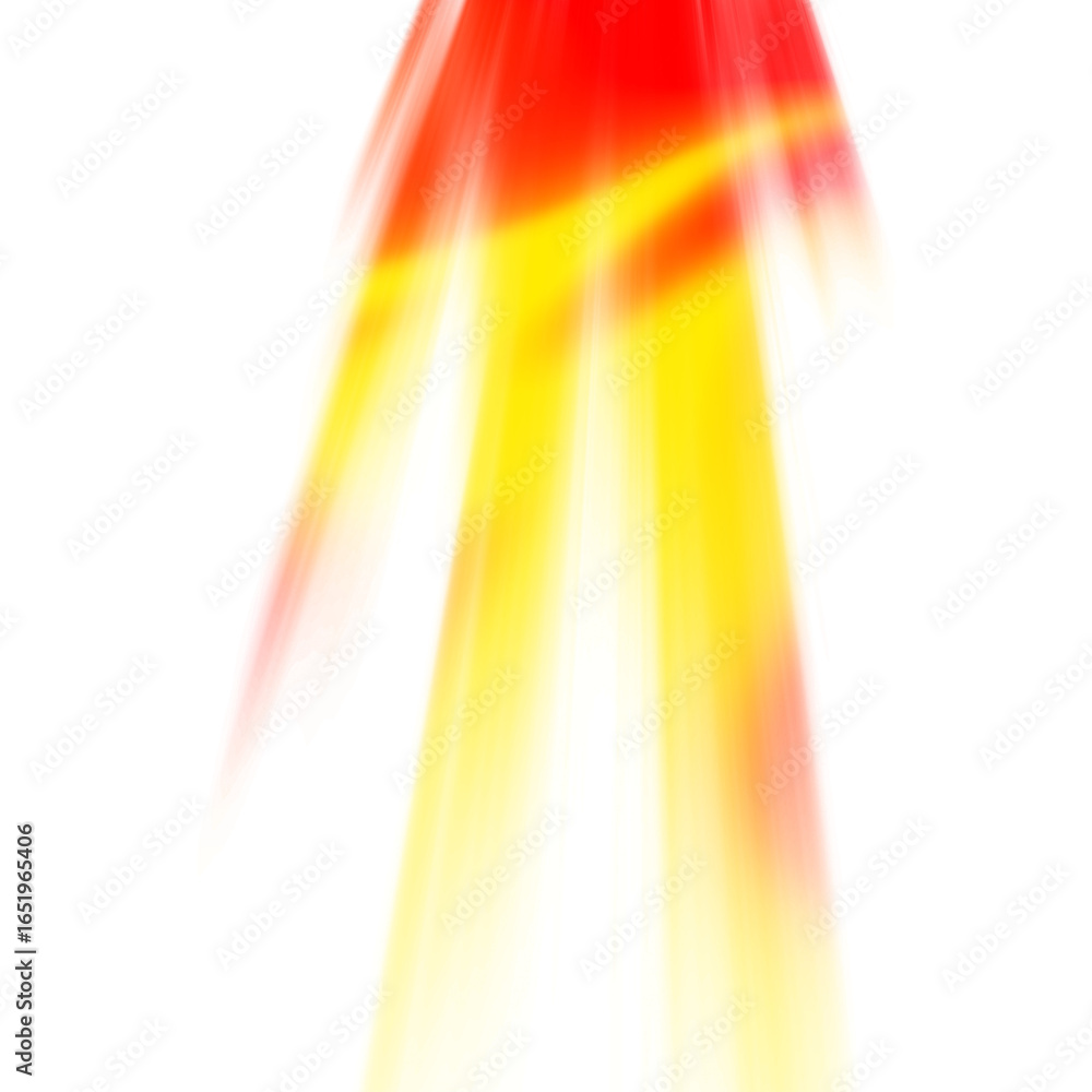 Aufkleber radiant beams of light abstract background with yellow and red hues a captivating display of light e