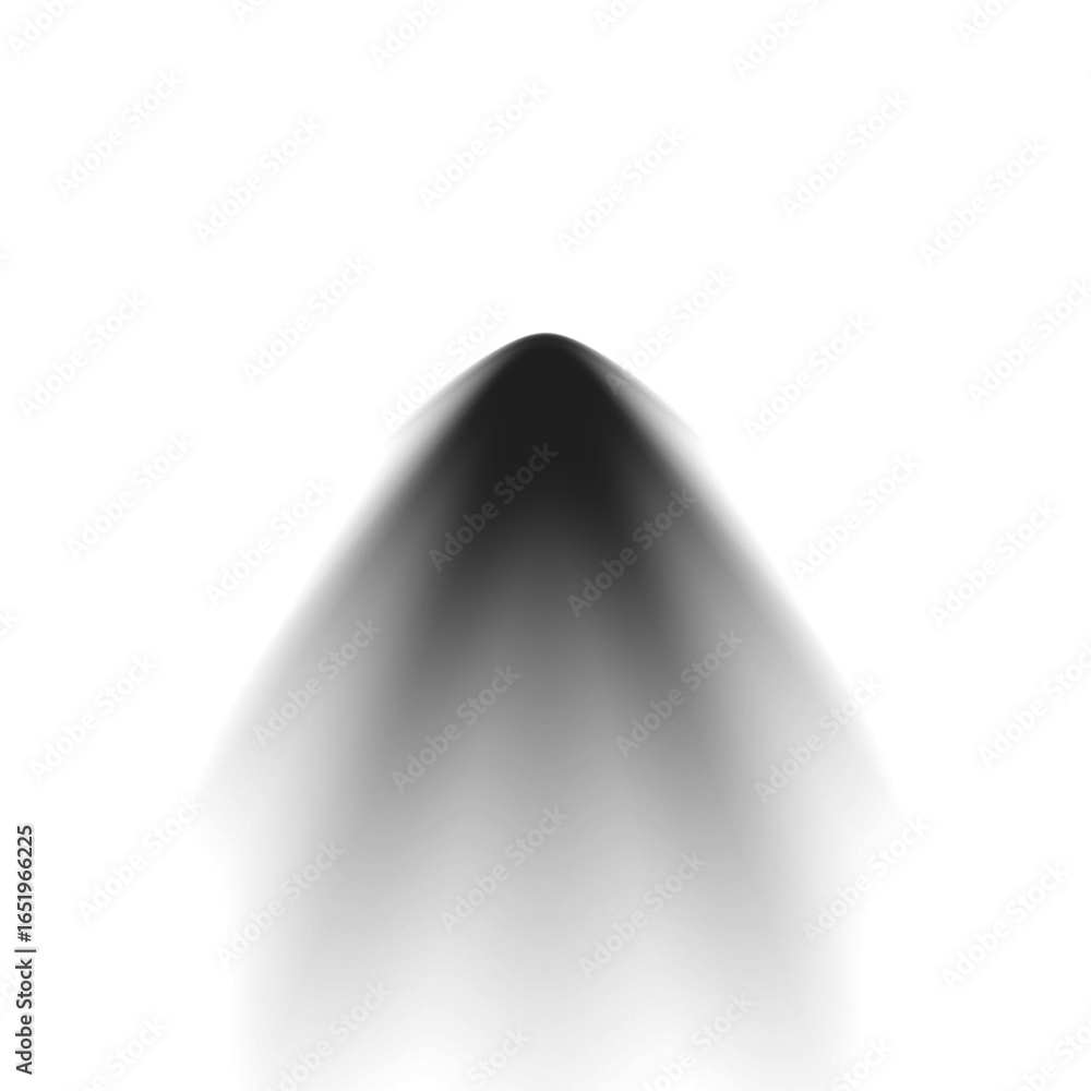 Poster subtle dark shadow overlay effect on transparent background for realistic depth in digital art and d