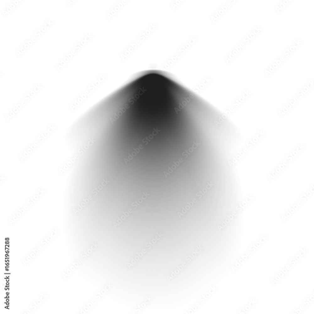 Aufkleber abstract dome shadow overlay on transparent backdrop for depth and dimension in digital art and desi