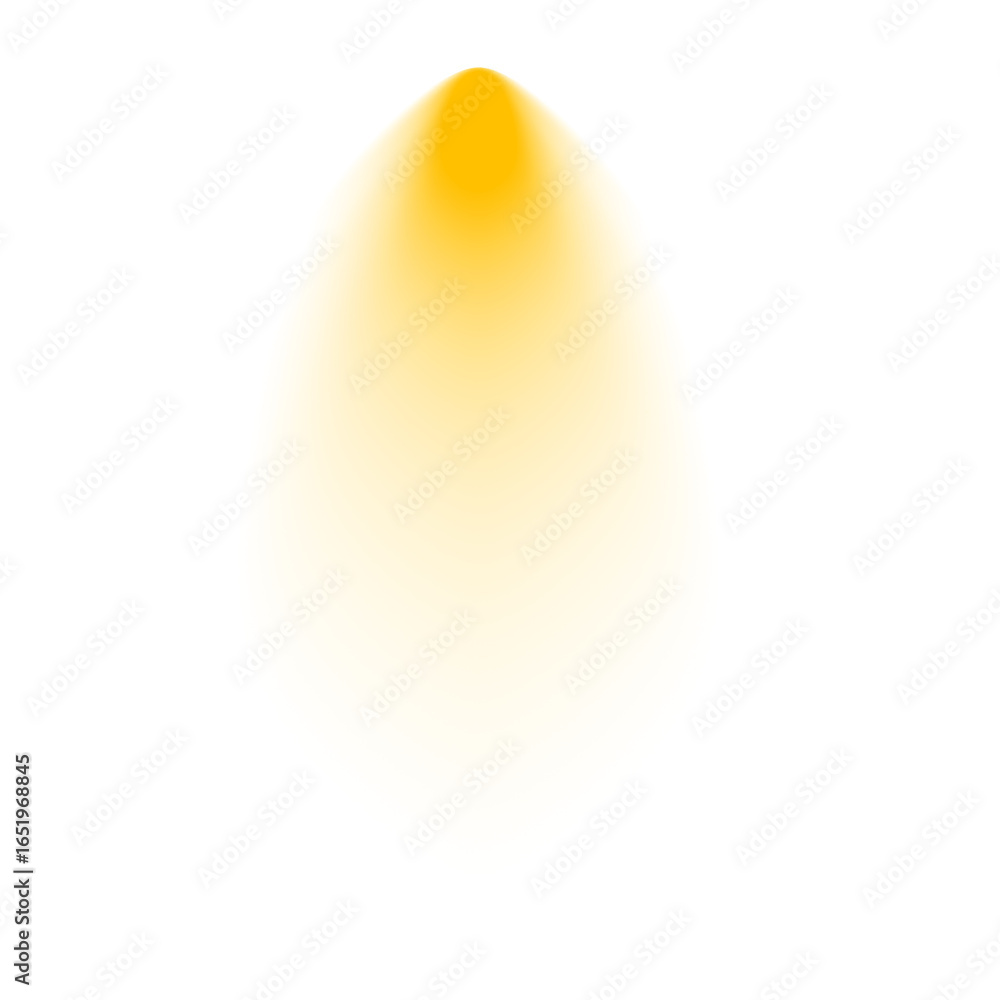 Aufkleber warm yellow spotlight effect on transparent background a versatile graphic resource for highlighting