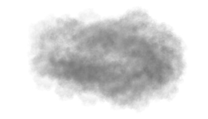 Soft Gray Cloud Effect on Transparent Background A Subtle Atmospheric Element for Digital Art and Design Projects Requiring Depth.