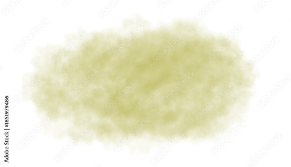 Poster subtle yellow haze effect on transparent backdrop creates a soft glow for digital composites and atm