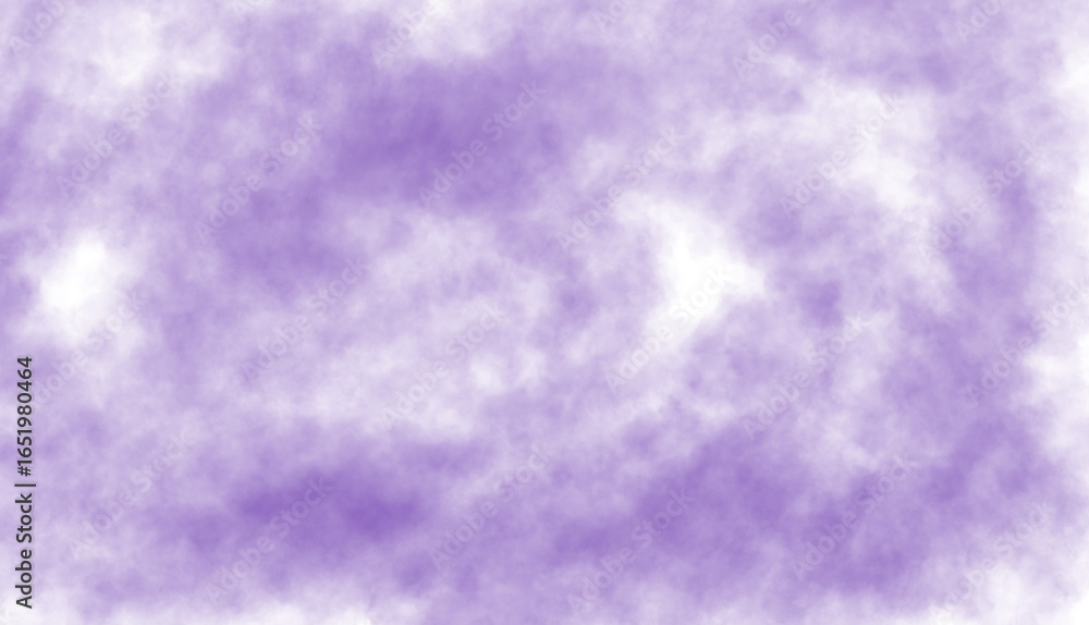 Poster delicate purple cloud texture on transparent canvas for dreamlike visuals and subtle gradient effect