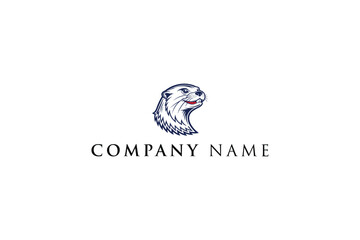 Fototapeta premium Otter Head Logo