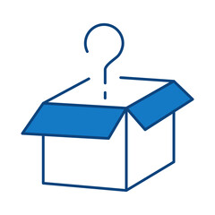 Question Blue Line Icon. Question Mark, Thinking, Asking, Answer, Help Editable Stroke Vector Illustration