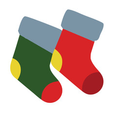 Christmas Stocking Illustrations. Perfect for Gift Tags and Decor.