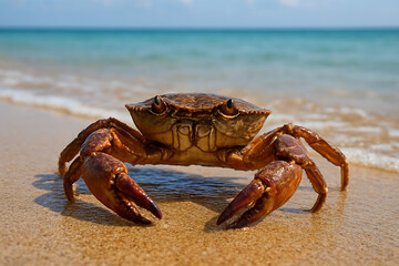 crab on the beach