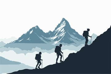 "Adventure Hike Through Mountain Peaks"