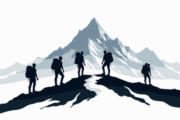 "Adventure Hike Through Mountain Peaks"