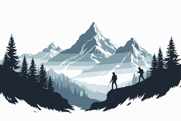 "Adventure Hike Through Mountain Peaks"