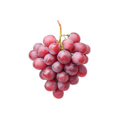 Fototapeta premium A bunch of fresh red grapes showcasing their plump and juicy appearance