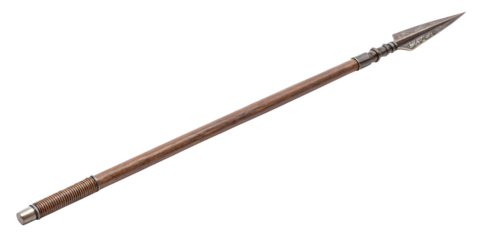 spear isolated on white background, png, ai generated.