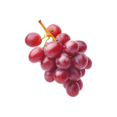 Fototapeta premium A bunch of fresh red grapes showcasing their plump and juicy appearance
