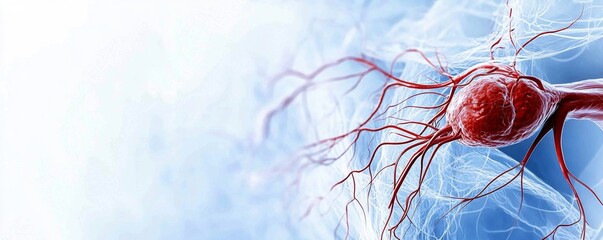 Angiogram medical imaging showcasing vascular diagnostics.