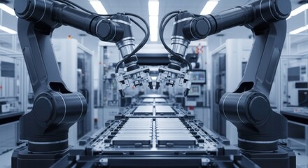 Robotic Arms in Factory Automation for Battery Production