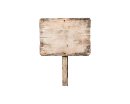A weathered wooden signpost with directional arrows pointing