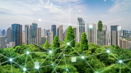 Obraz premium CO2 Reduction: The Future of Eco-Friendly Business