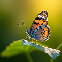 Obraz premium The Beauty of Colorful Butterflies in Nature