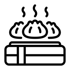 This Dim sum icon is suitable for Food, World Culinary, etc.