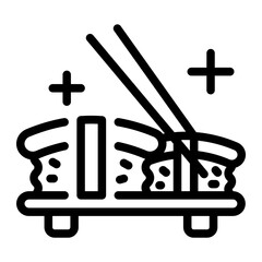 This Sushi icon is suitable for Food, World Culinary, etc.