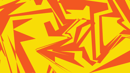 Abstract Yellow and Orange Geometric Shapes Background – Modern Sharp Angular Pattern for Digital Design and Creative Projects
