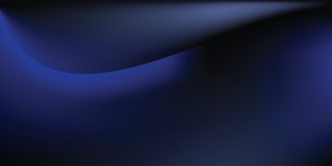 Abstract black blue wave futuristic design of landing page. retro gradient mesh style website design.eps 10