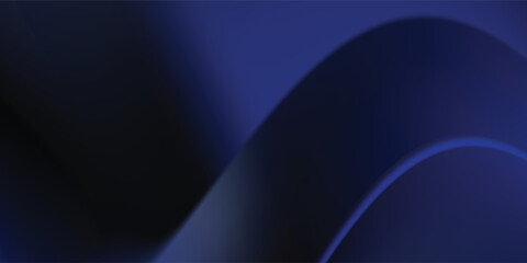 Abstract black blue wave futuristic design of landing page. retro gradient mesh style website design.eps 10
