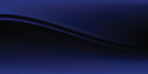 Abstract black blue wave futuristic design of landing page. retro gradient mesh style website design.eps 10