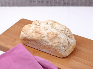 Damper Baked in a Bread Tin