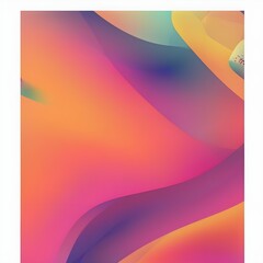 Vibrant Abstract Gradient – Modern Colorful Fluid Art Background