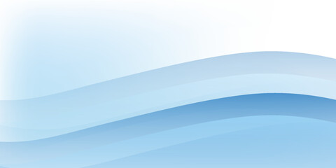 Modern blue waves background. Vector Illustration abstract simple modern background