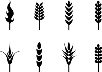 &ldquo;Wheat & Grain Silhouette Vector Bundle&rdquo;