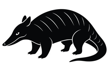 Solid color Pangolin animal vector design