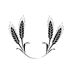 wheat ears vector