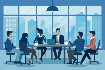 business people in a meeting