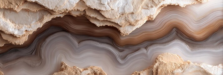 Pastel stone background natural tones A stunning close-up of layered agate stone, showcasing natural beauty. Pastel stone background natural tones