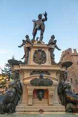 Fototapeta premium The old town of Bologna, Italy