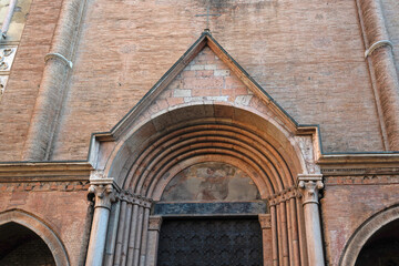 Obraz premium The old town of Bologna, Italy